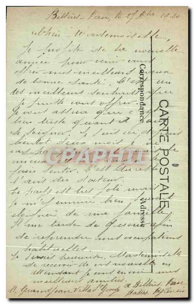 Pau — La Catena dei Pirenei — C.C. 146 - Verso