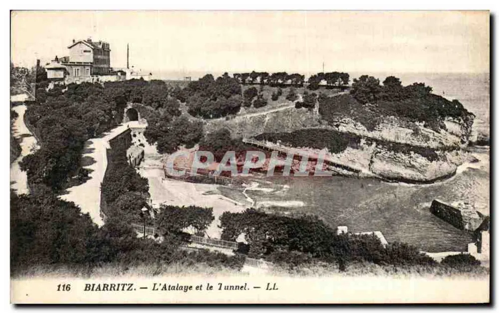Biarritz — A Atalaya e o Túnel — LL, n°116 - Frente