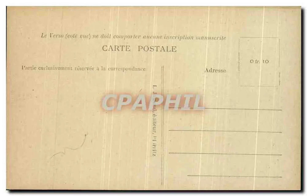 Biarritz — A Rocha Perforada — n° 122 - Verso