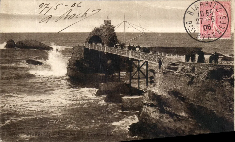 Biarritz — O Rocher da Virgem — LL - Frente