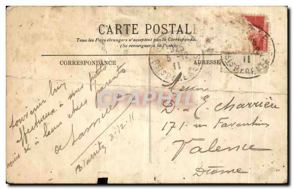 Biarritz — Les Bains du Port-Vieux — LL. n°67 - Rückseite