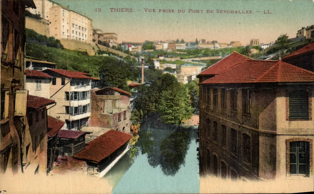 Thiers — Vue prise du Pont de Seychalles — LL. - Vorderseite