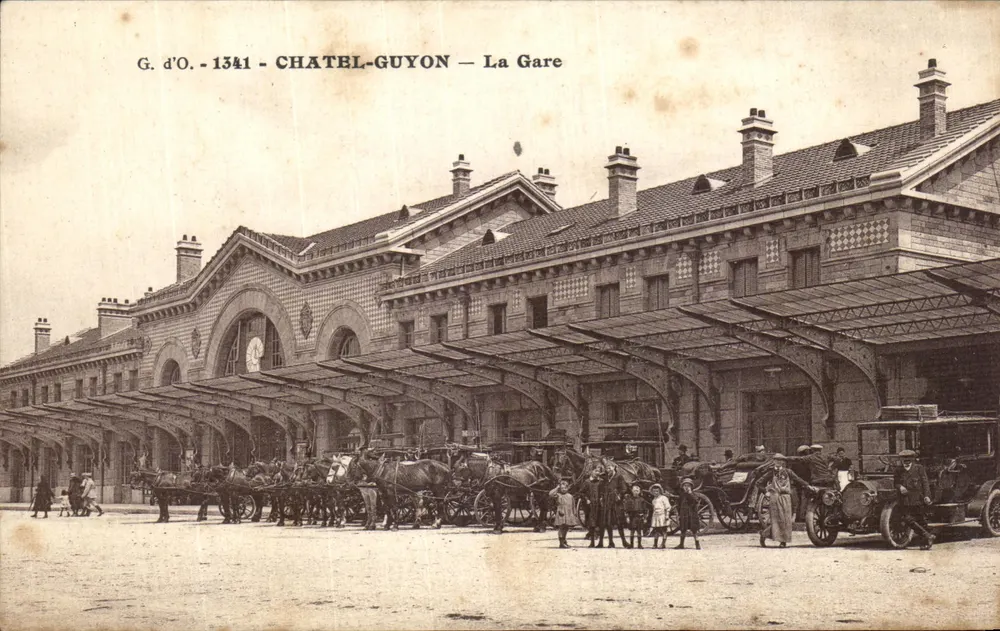 Chatel-Guyon — Gare — G. d'O. - 1341 - Awers