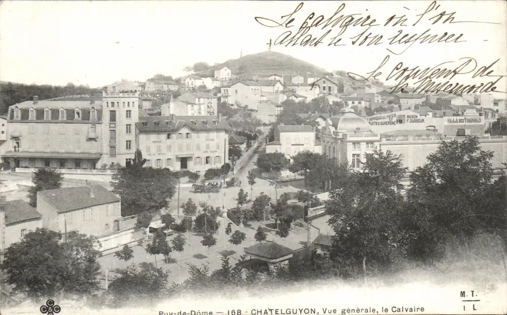 Châtelguyon — Vista geral, o Calvário — M.T. — n°168 - Frente