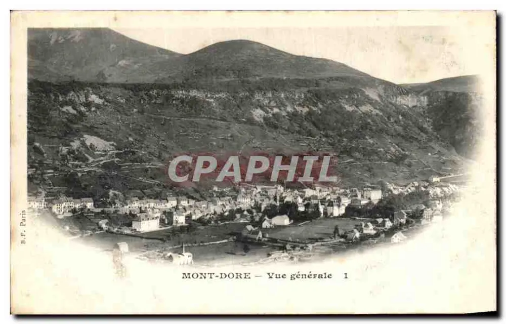 Mont-Dore — Vista geral — B.E. Paris, n°1 - Frente