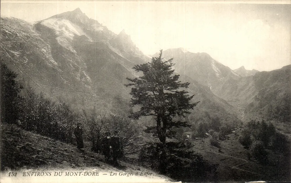 Arredores do Mont-Dore — As Gorges do Inferno — n°152 - Frente