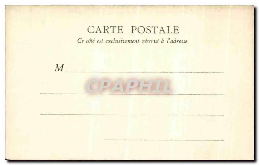 Großer Saal und Treppenhaus der Bäder Saint-Jean — Mont-Dore — B. F., Paris - Rückseite