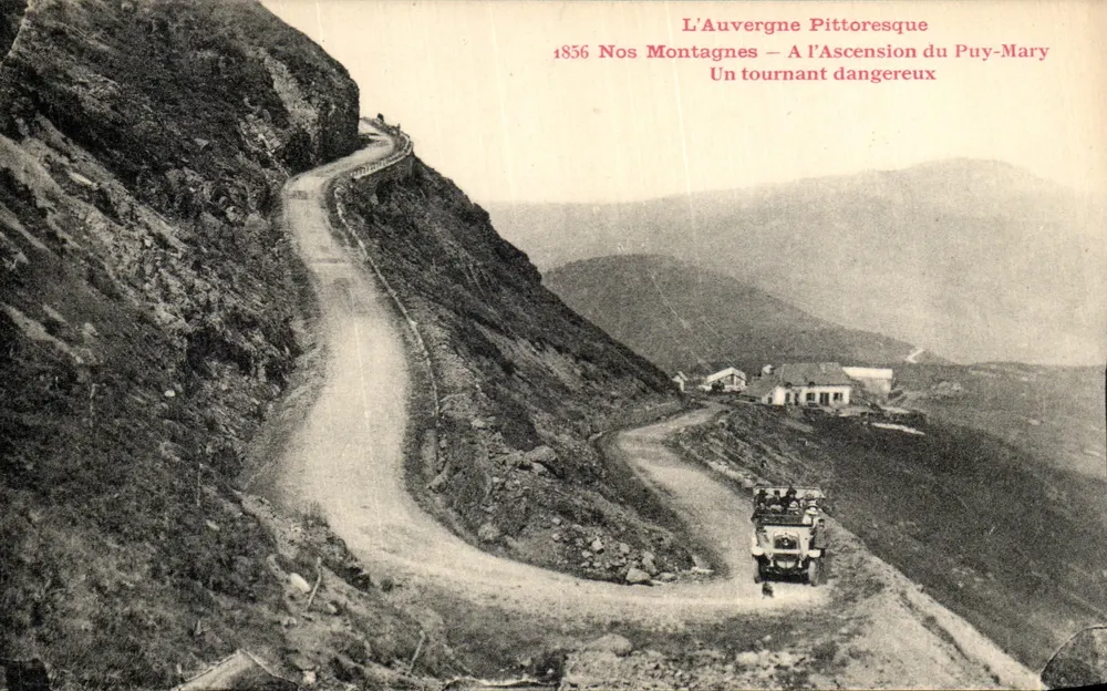 L'Auvergne Pittoresque — Ascensão do Puy-Mary — Ed. P. e A. Malraux - Frente