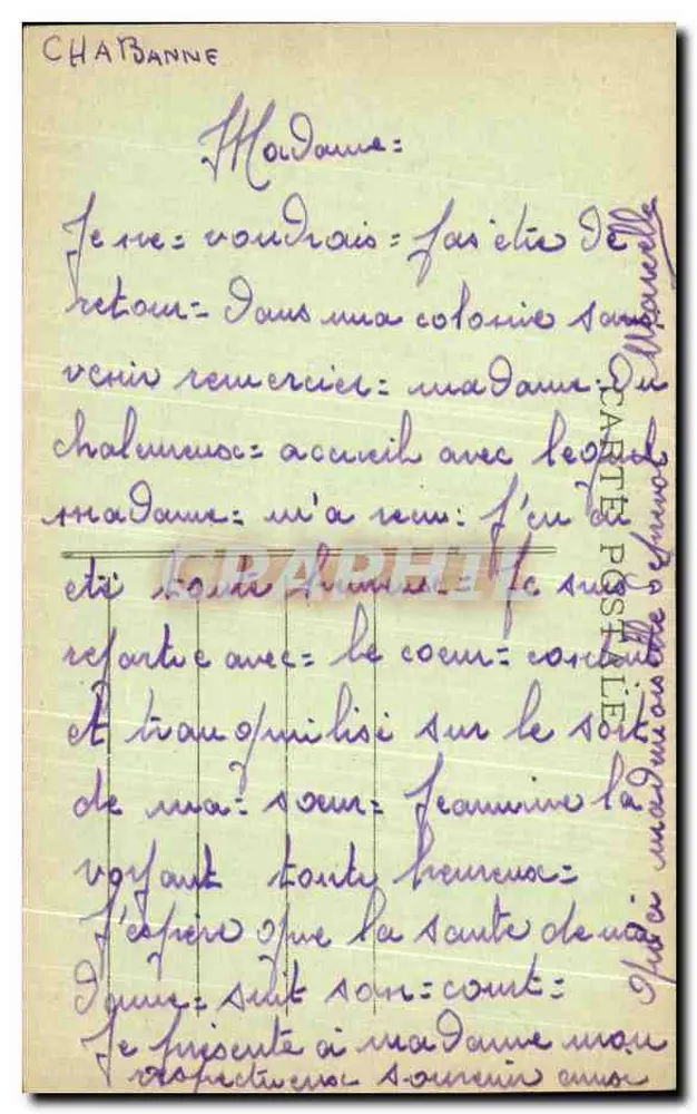 Puy-Guillaume (P.-de-D.) — Beau Rivage — Foto de D'Erville - Verso