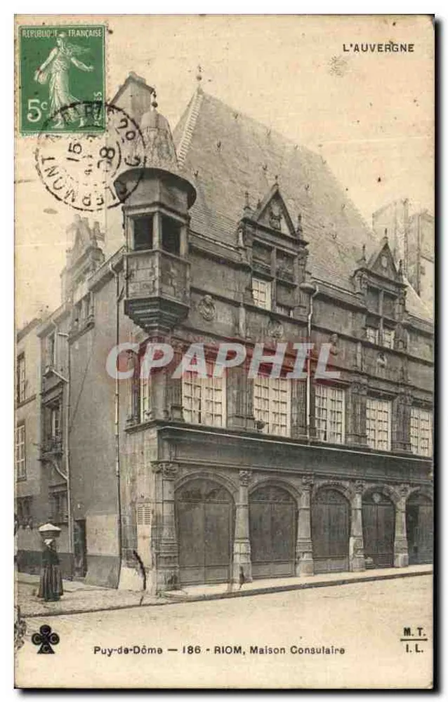 Riom — Casa Consular — M.T. A Auvergne - Frente