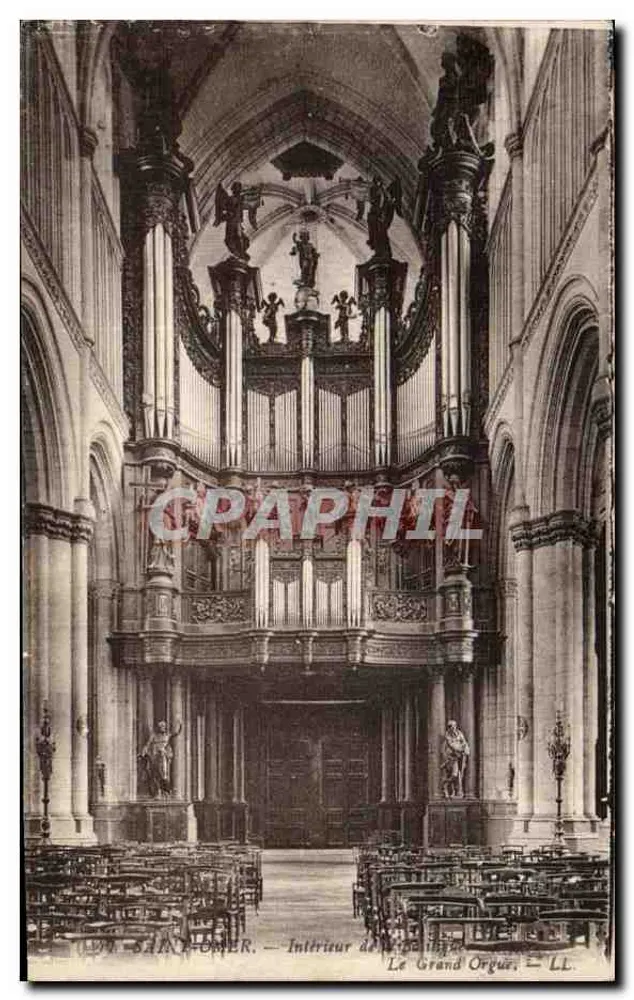 Saint-Flour — Interno della cattedrale — Il grande organo — LL. - Recto