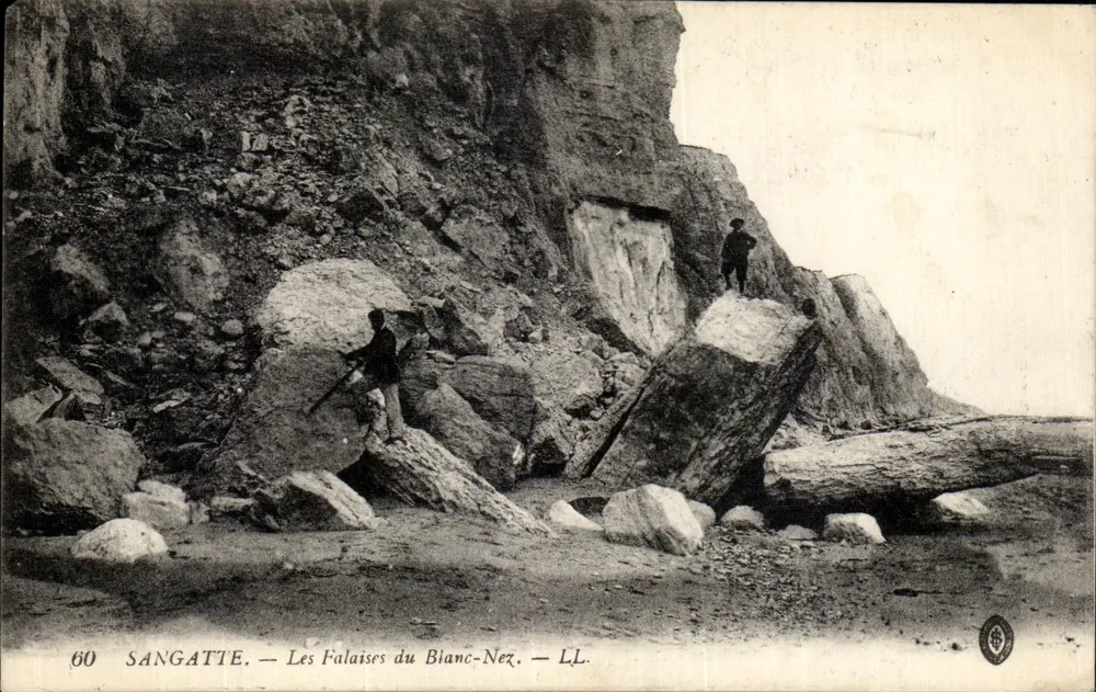 Sangatte — Die Weißen-Nex-Klippen — LL. - Vorderseite