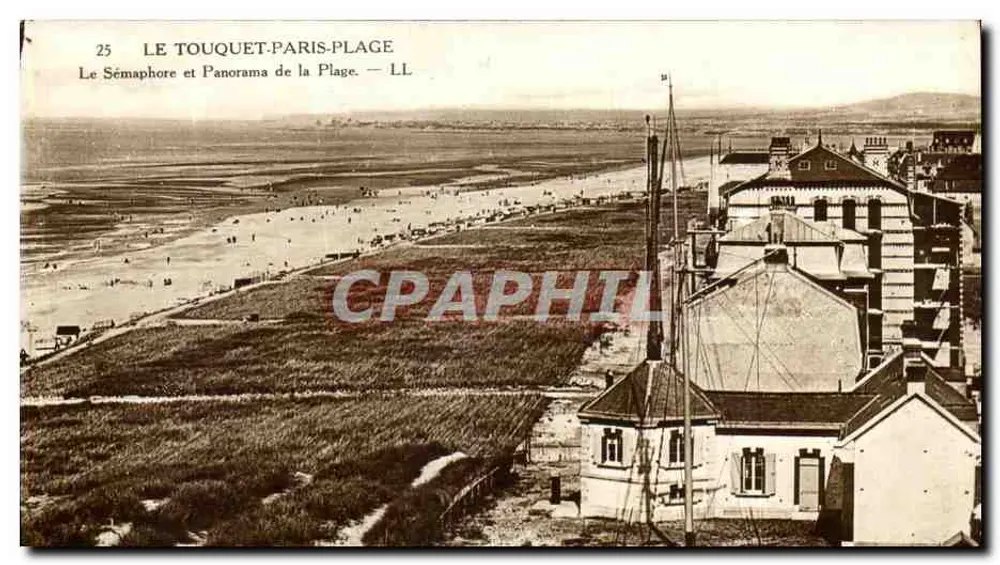 Le Touquet-Paris-Plage — Der Leuchtturm und Ausblick auf den Strand — LL - Vorderseite
