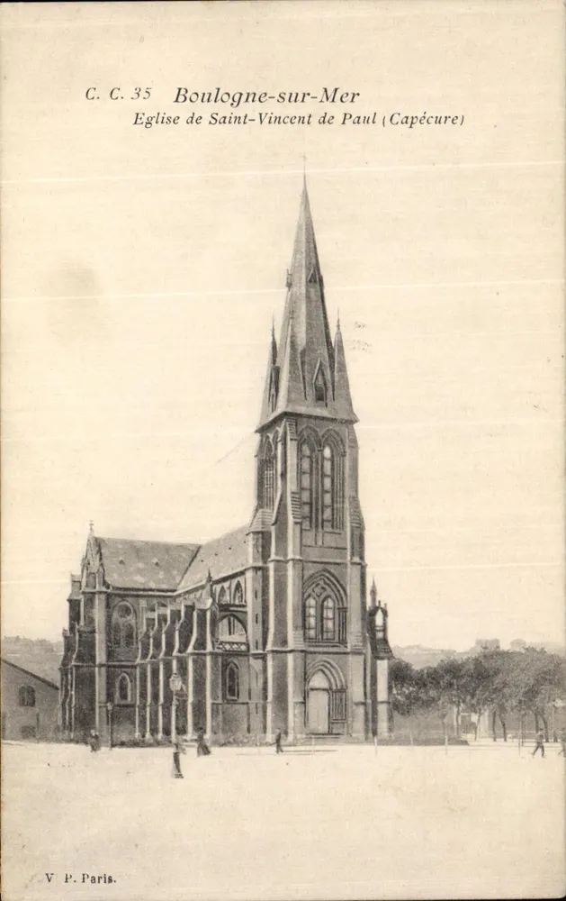 Kirche Saint-Vincent-de-Paul — Boulogne-sur-Mer (Capécure) — V.P. Paris, n° C.C. 35 - Vorderseite