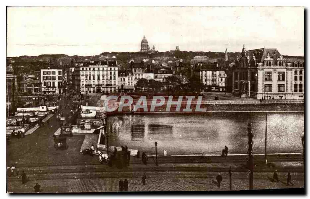 Boulogne-sur-Mer — Ansicht des Hafens und des Wasserwerks — Verlag: LE PONT MARQUET ET LES OUAIS - Vorderseite