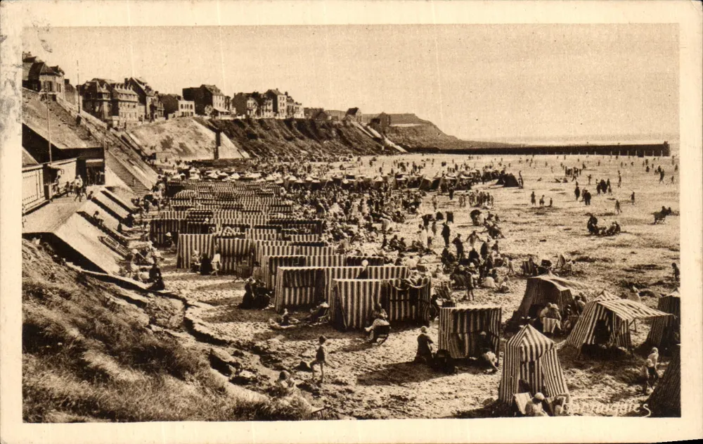 Le Portel — A Praia — Edição Harmignates - Frente