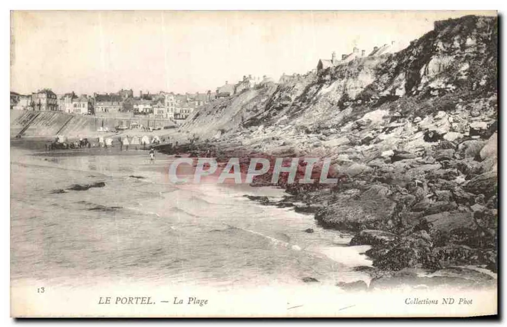 Le Portel — A Praia — Coleções ND Phot - Frente