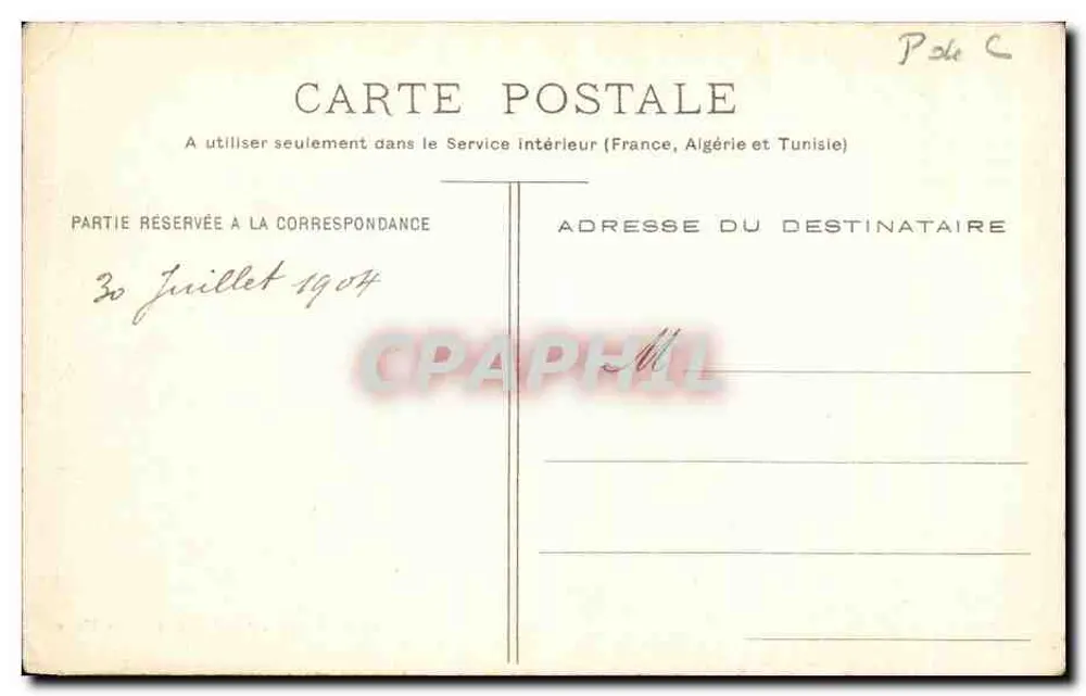 Le Portel - A Praia — vista da praia e do vilarejo — L.D., B., 27 - Verso