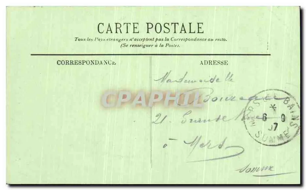 Calais — A Porta da Cidadela — LL. n°11 - Verso