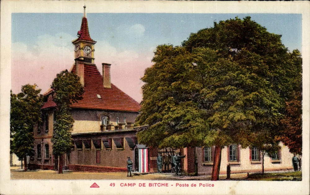 Camp de Bitche — Posto de Polícia — Cie des Arts Photomécaniques - Frente