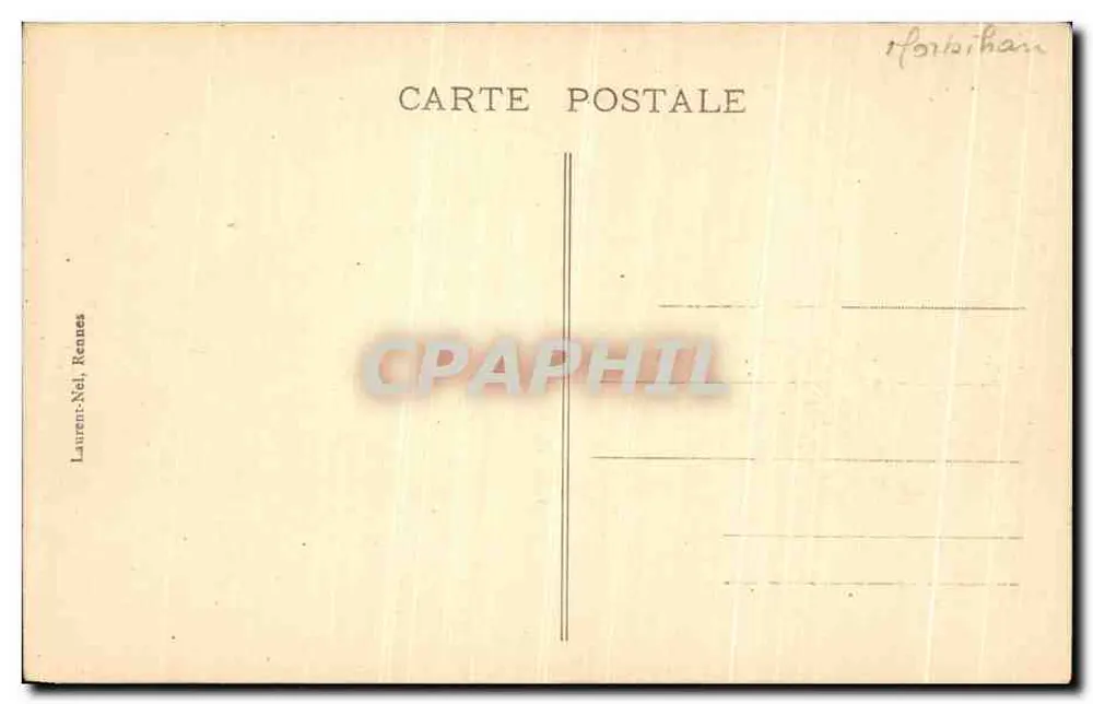 Carnac - Innenraum der Kirche - Gewölbe mit Gemälden des 17. Jahrhunderts - Rückseite