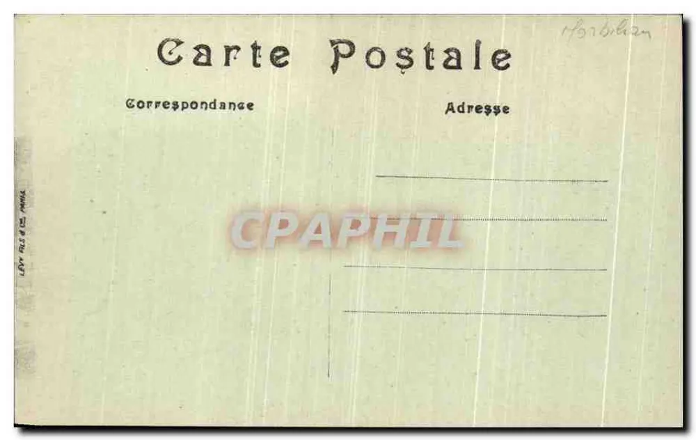 Vale do Guer - Castelo de Kergrist (Fachada Leste) — LL. - Verso