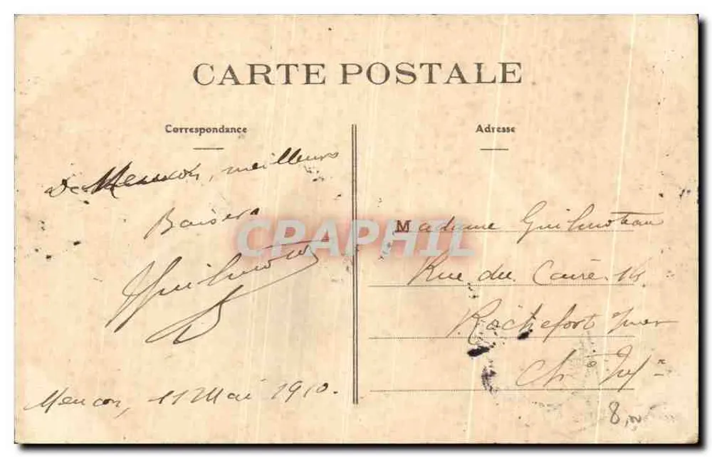 Vannes e sua esposa — esculturas de madeira do século XV — Fototipia Vasseiller, Nantes - Verso
