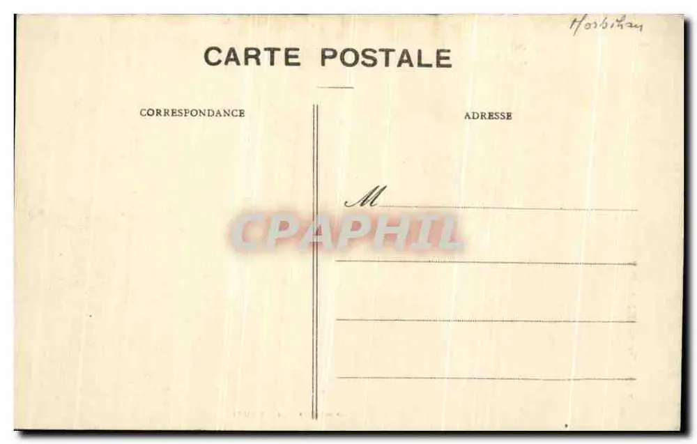 Estátua de Santa Ana de Auray — Coleção Villard, Quimper — n° 2130 - Verso