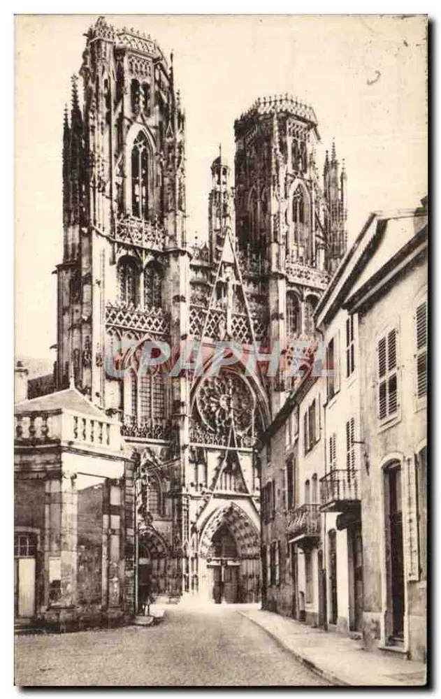 Toul — A Catedral — Magasins Réunis editores - Toul - Frente