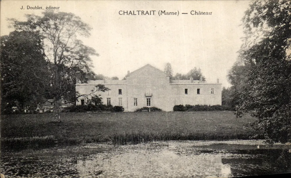 Chaltrait (Marne) — Castelo — J. Doublet, editor - Frente