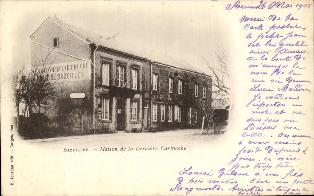 Bazeilles — Haus der Letzten Kugel — E. Jourdan, Verlag — Luugen, Foto - Vorderseite