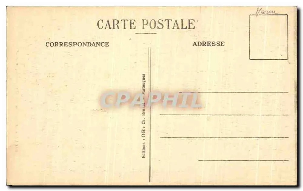 La Virgen de la Cripta — Capilla de 'La Marne' — Dormans (Marne) - Reverso