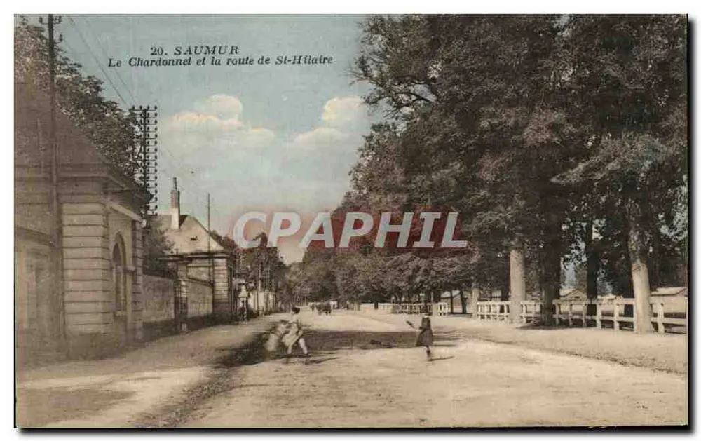 Saumur — Le Chardonnelle und die Straße nach St-Hilaire — Nouvelles Galeries - Vorderseite