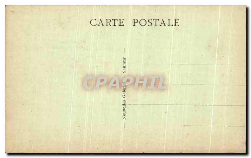 Saumur — Le Chardonnelle und die Straße nach St-Hilaire — Nouvelles Galeries - Rückseite