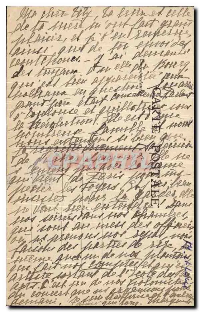 Saumur — Die Ufer und das Schloss — A.B. n°9 - Rückseite
