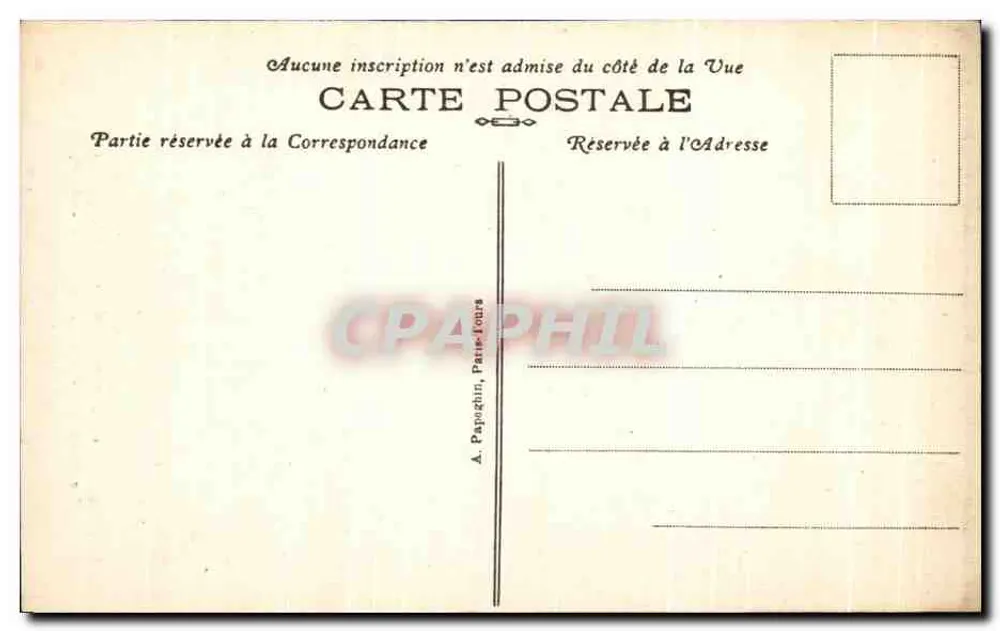 Saumur (M.-et-L.) — O Castelo — Pátio interno — A. P. - Verso