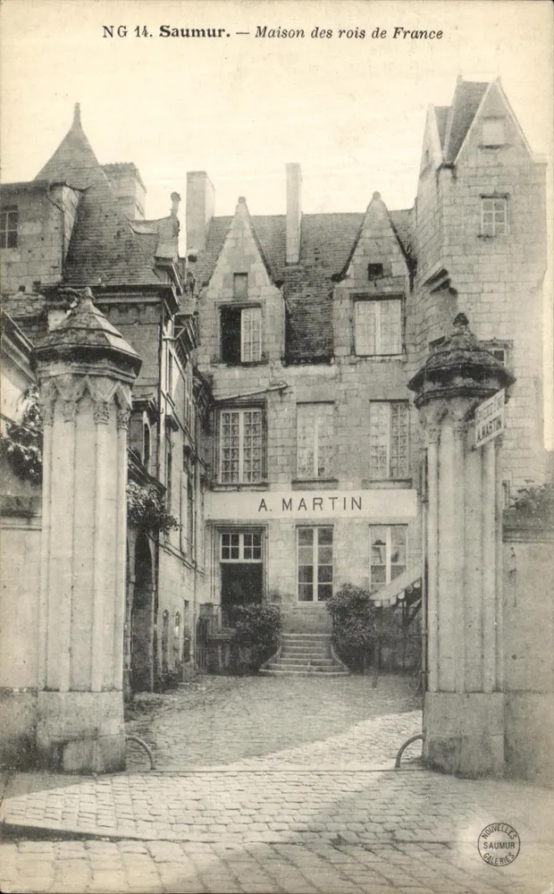 Saumur — Haus der Könige Frankreichs — A. MARTIN - Vorderseite