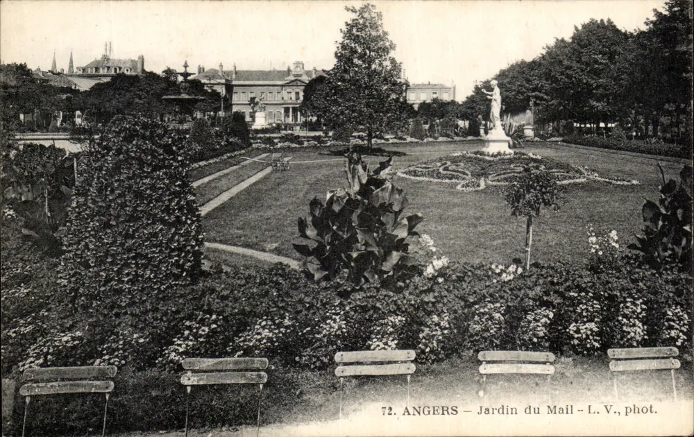 Angers — Jardim do Mail — L.V., fot. n°72 - Frente