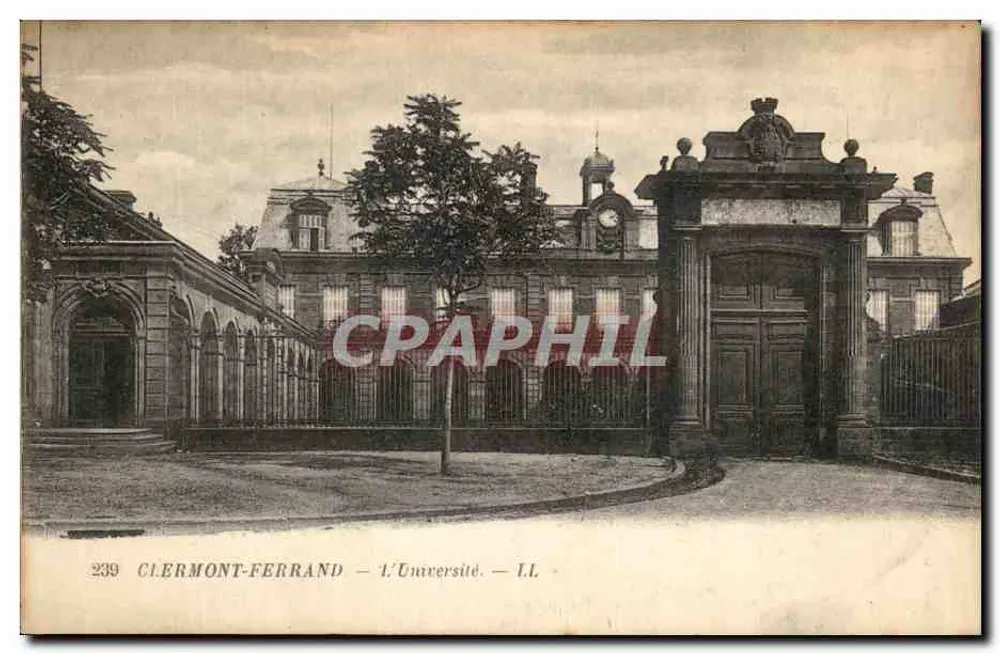 Clermont-Ferrand — A Universidade — LL — n°239 - Frente