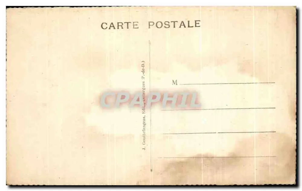 Clermont-Ferrand — Fachada da Catedral — G. D'O. n°1097 - Verso