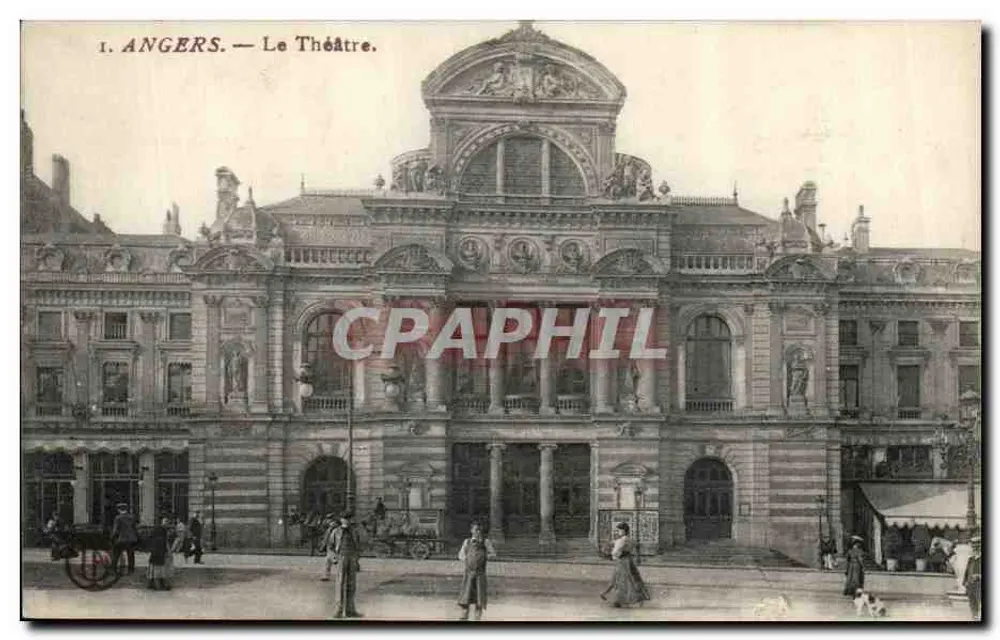 Angers — O Teatro — Editor não identificado, número de série 1 - Frente