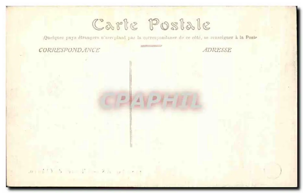 Angers — A Entrada do Castelo — Editor anônimo, n° 14 - Verso