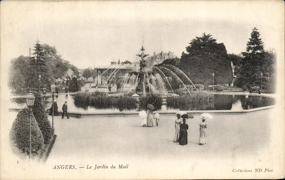 Angers — Jardim do Mail — Coleções ND Phot - Frente