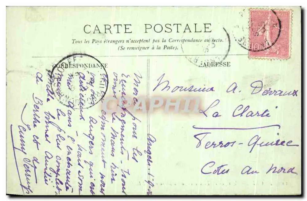 Angers — Tympan do Portal da Catedral — LL. - Verso
