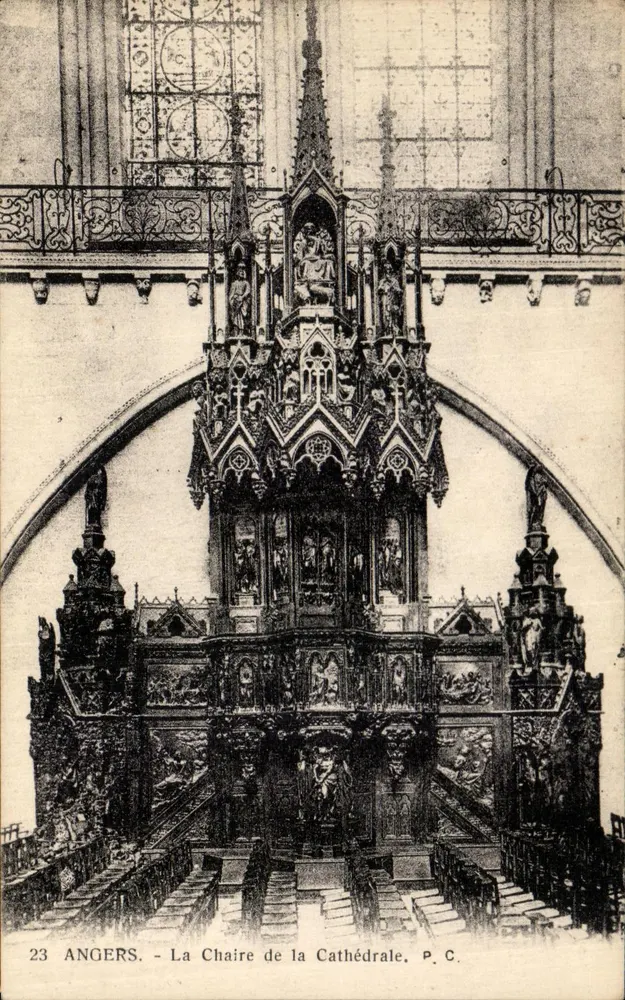 Angers — A Cadeira da Catedral — P.C. n°23 - Frente