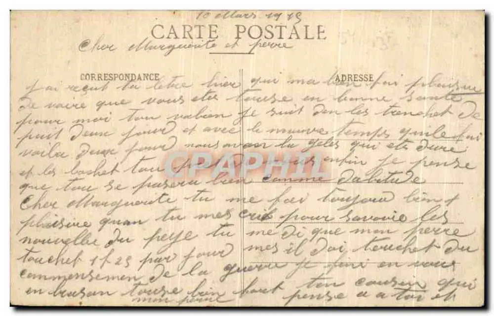 NANCY - Fonte de Netuno — Imp. Réunies de Nancy, n°9 - Verso