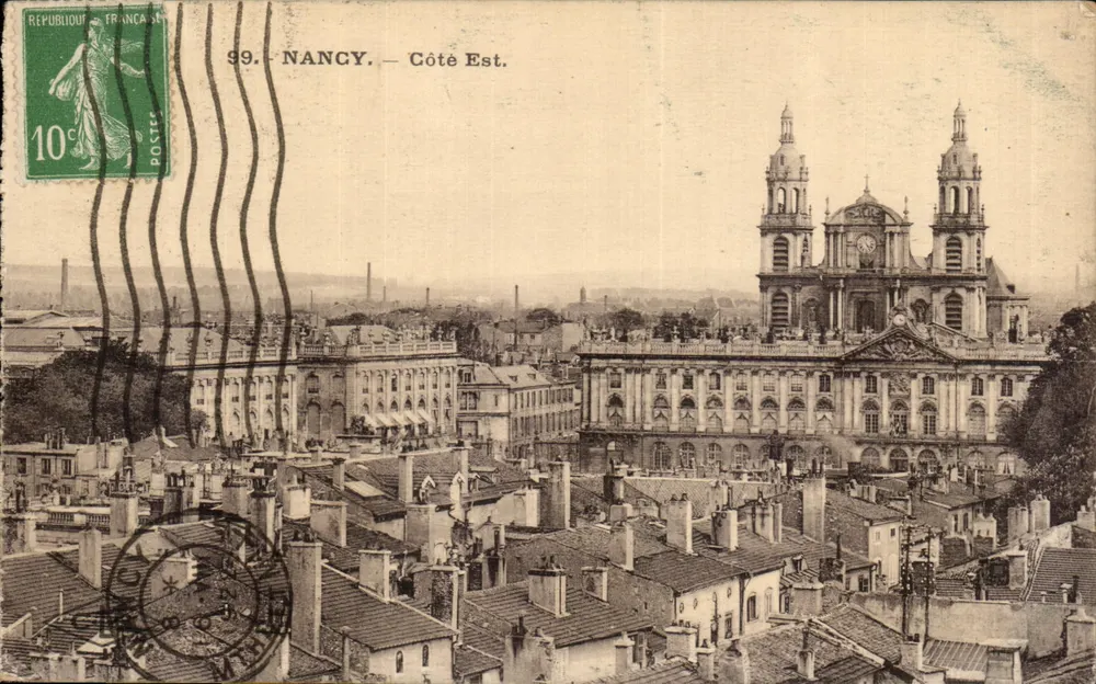 NANCY — Lado Leste — Editor C. Lardier, Besançon (Doubs) - Frente