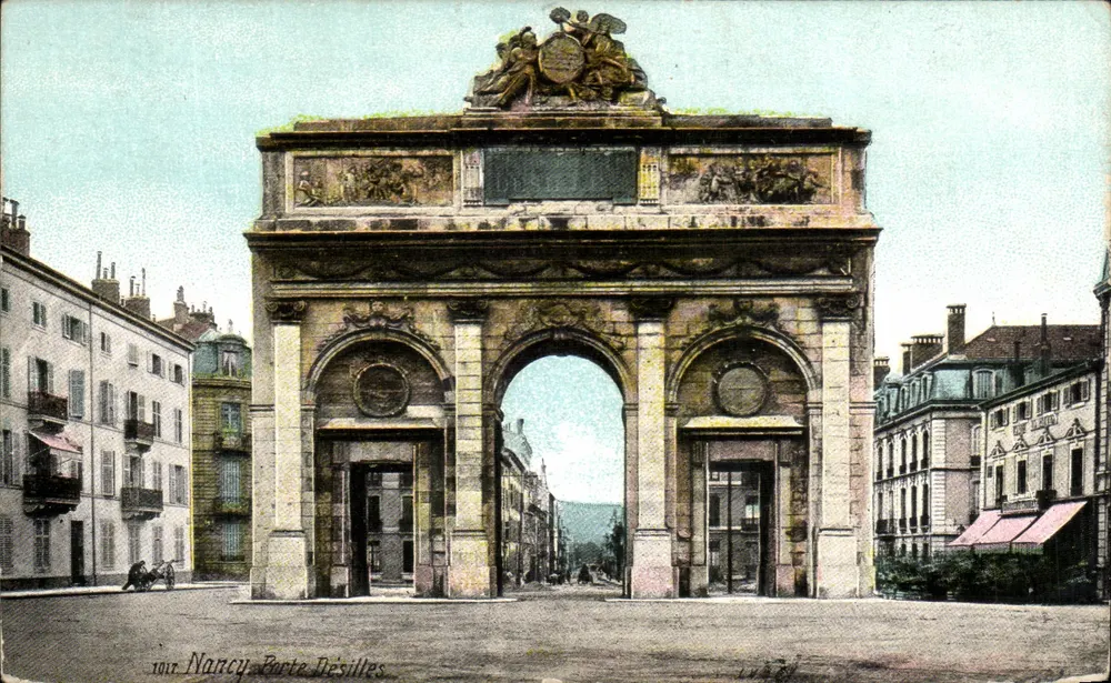 Nancy - Porta Desilles — editor L. V. & Cie, Paris - Frente