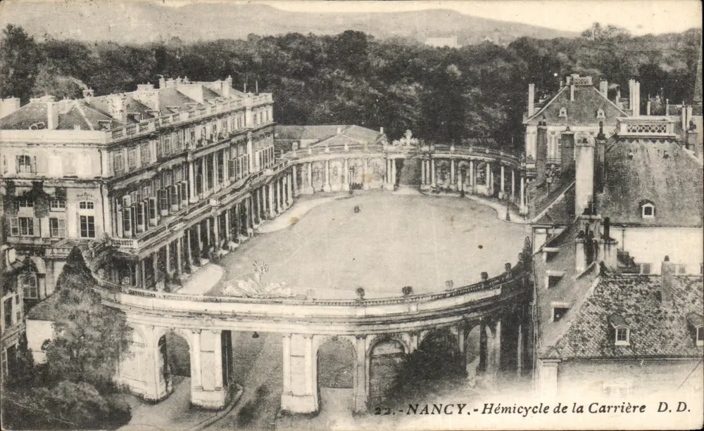 NANCY — Hémicírculo da Carrière — D.D. - Frente