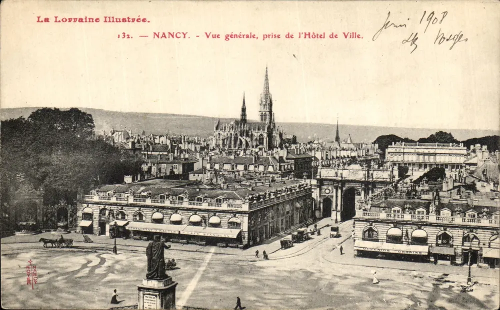 NANCY — Allgemeine Ansicht, aufgenommen vom Rathaus — La Lorraine Illustrée, n°132 - Vorderseite